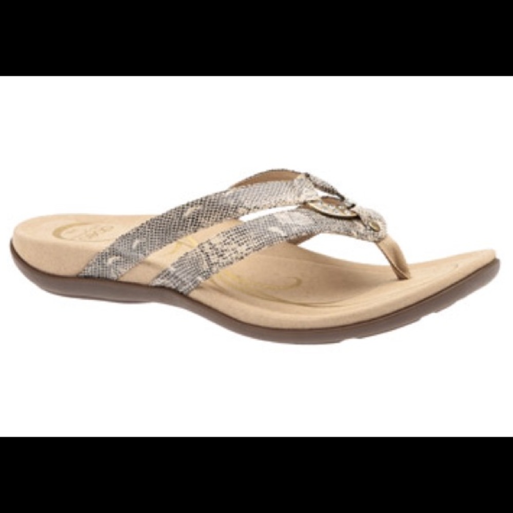 Abeo Brenda sandals flip flops snake print